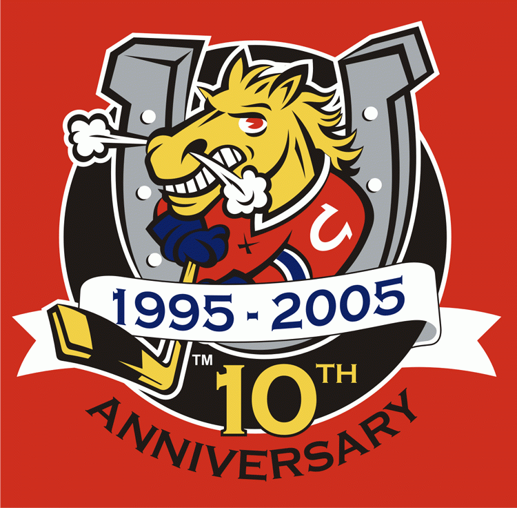 Barrie Colts 2005 anniversary logo iron on transfers for T-shirts